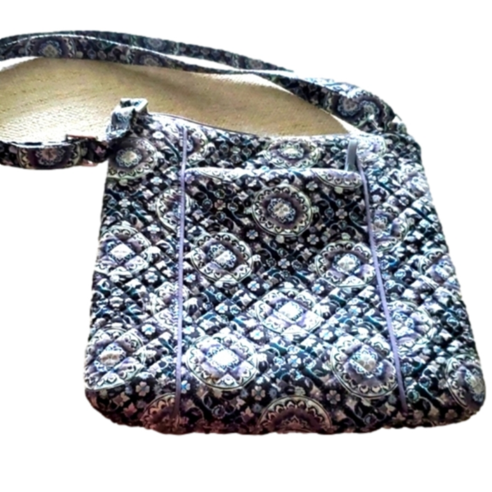 Vera Bradley Colligate bag medium size Black with white patterns